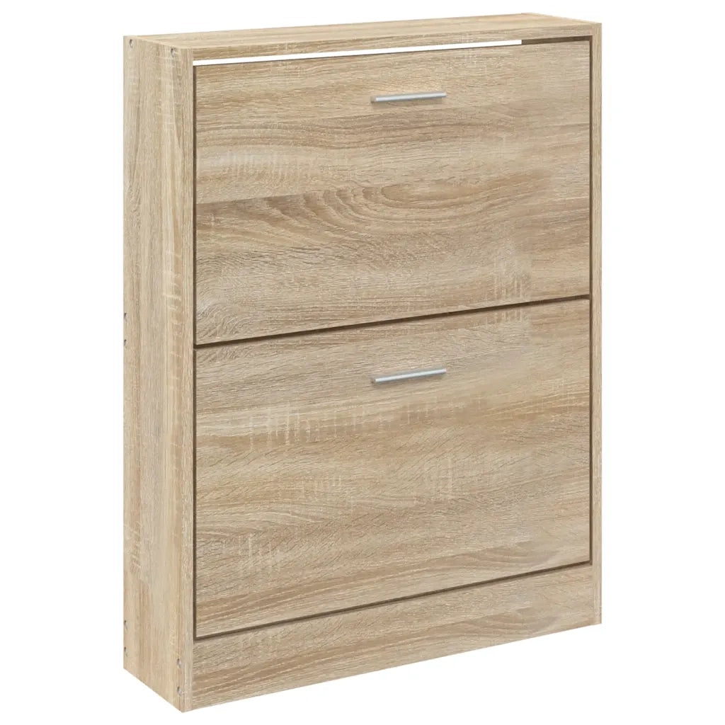 Scarpiera Rovere 59x17x81 cm Legno ingegnerizzato 342535