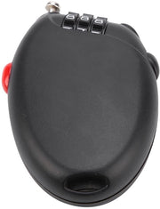 Vergrendino per bicicletta a cavo - Lunghezza regolabile 62 cm - Leggero - Antisfondamento - Cavo in acciaio durato - Materiale plastico ecosostenibile - Blocco per bicicletta