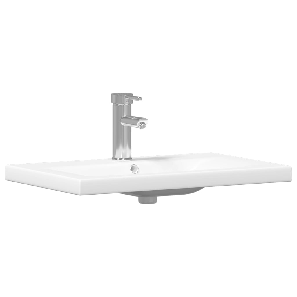 Mobile lavabo con lavabo incorporato in legno vecchio