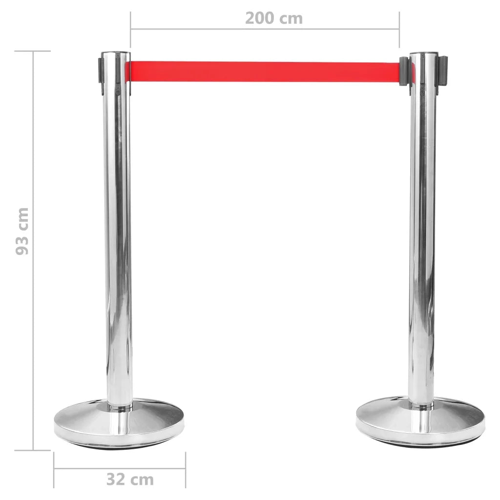 Palletto con Nastro Estraibile per Aeroporto in Acciaio Argento CFW3879917