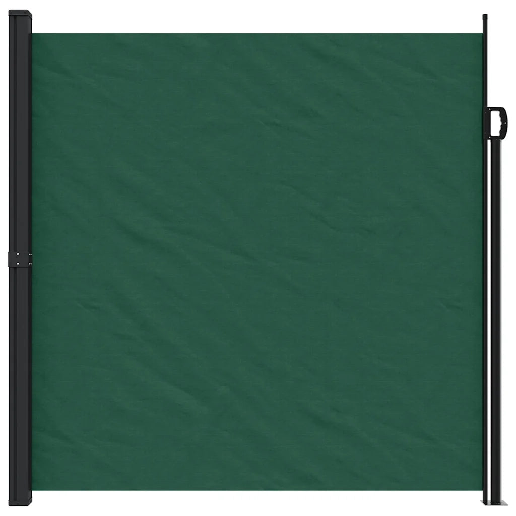 Tenda da Sole | Tenda parasole Laterale Retrattile Verde Scuro 200x300 cm