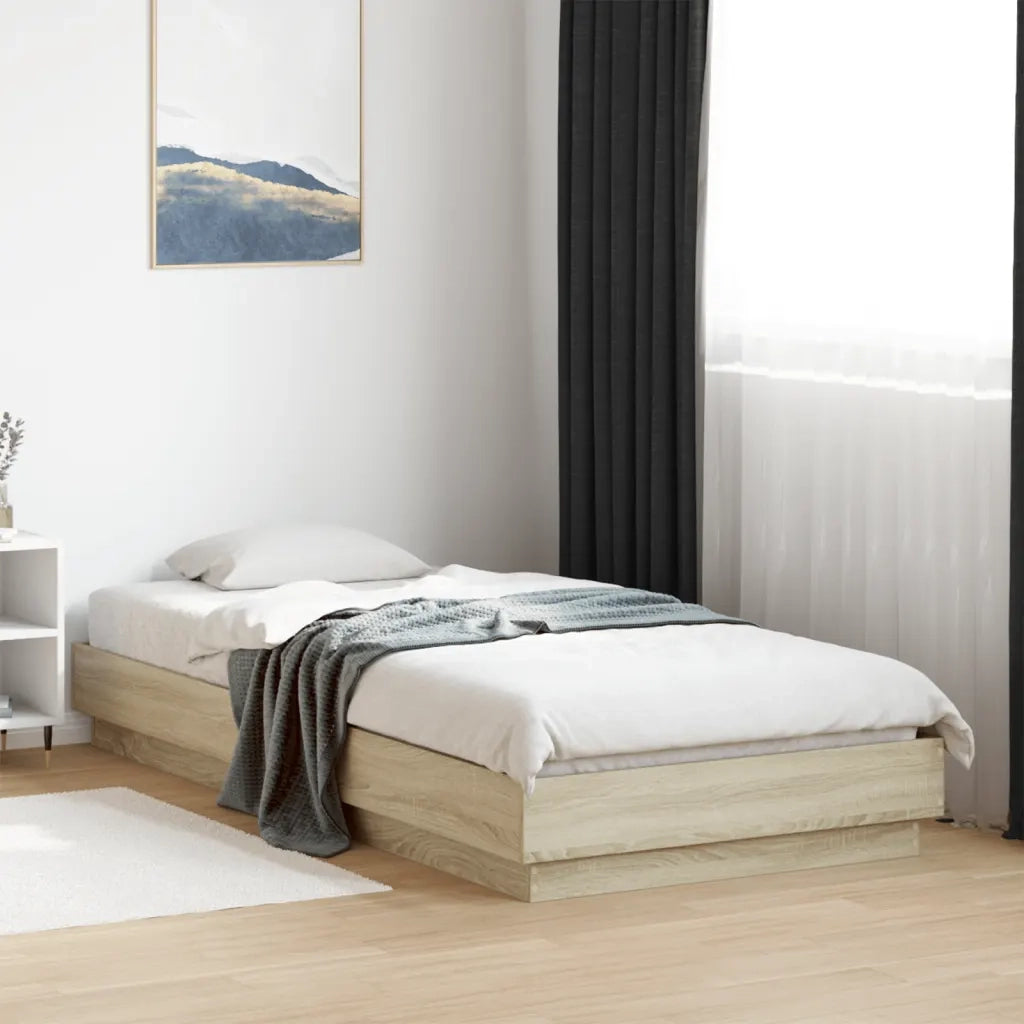 Giroletto senza Materasso Rovere Sonoma 100x200cm in Truciolato 839597