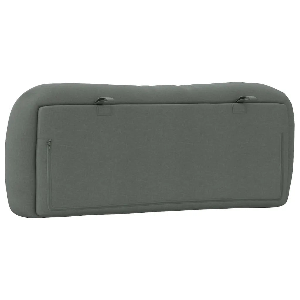 Cuscino Testiera Hvar Grigio Scuro 100 cm in Tessuto CFW4464049