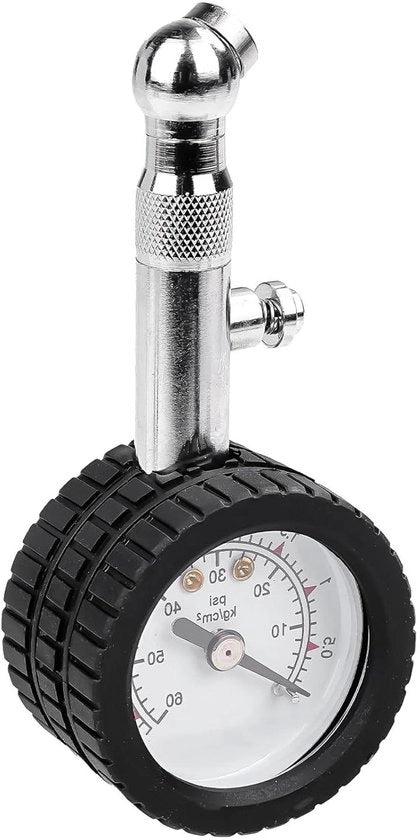 Misuratore di pressione pneumatica digitale per veicoli da terra, camioncini e biciclette - 4 bar - 60 psi