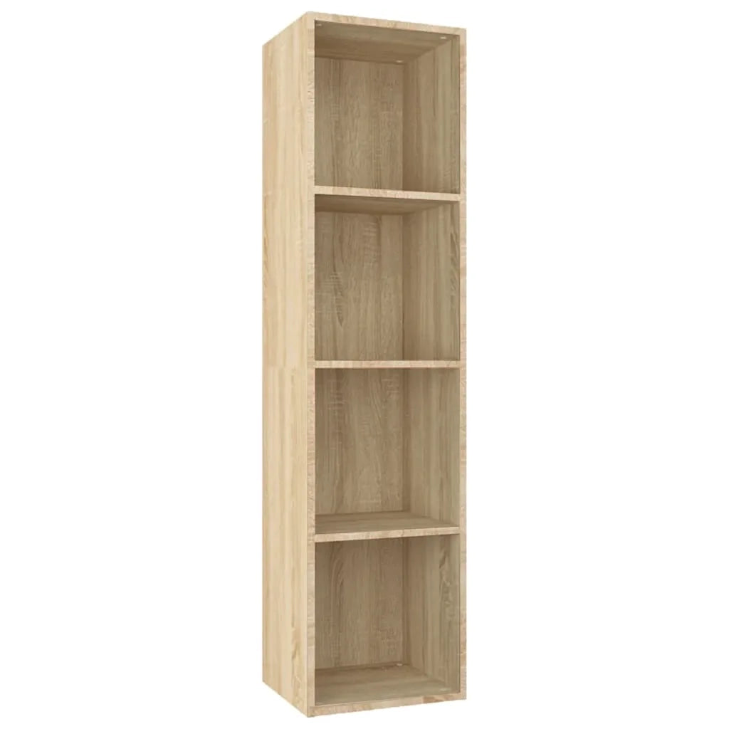 Libreria-Mobile TV Rovere Sonoma 36x30x143 cm Legno Multistrato