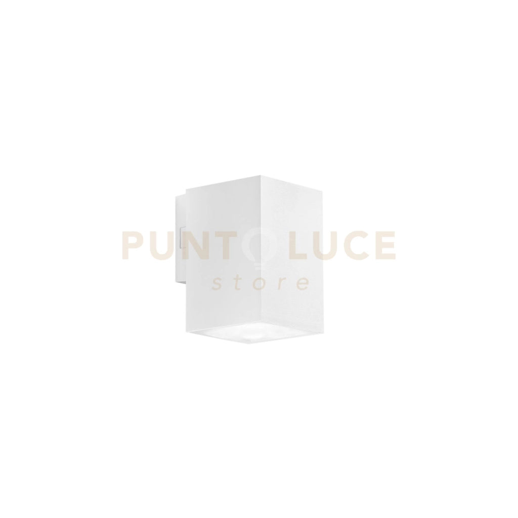 APPLIQUE LED POLO BIANCA QUADRATA 8W 980LM CCT 3000K / 4000K IP65 7,8X9,9X11,6CM