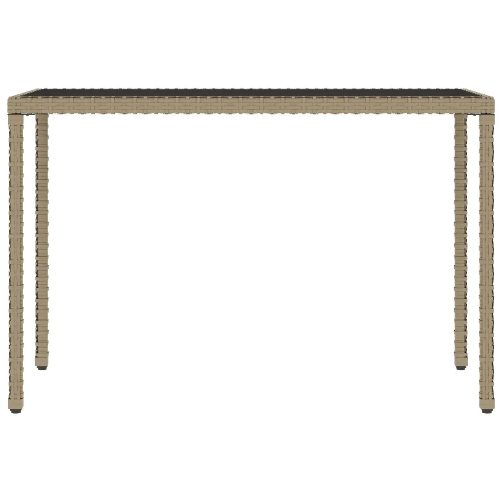 Set da Pranzo da Giardino 6 pz con Cuscini Beige in Polyrattan 363399