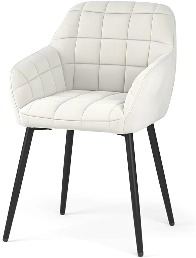 sedie Relio, Beige, 53.5 x 55.5 cm, con piedini antiscivolo e superficie facile da pulire