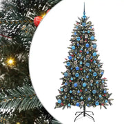 Albero di Natale | Decorazioni natalizie artificiale con 300 LED Verde 180 cm