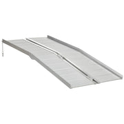 Rampa per Sedia a Rotelle in Lega di Alluminio Antiscivolo Capacit¨¤ 272kg. 183x72x5cm