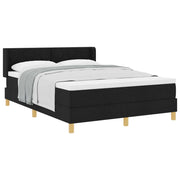 Letto a molle con materasso Nero 200 x 160 cm Tessuto 3341365
