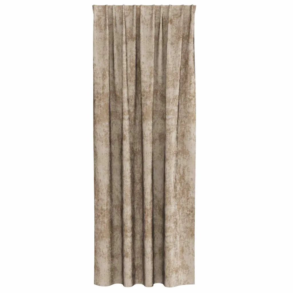 Tende in Velluto con tende 2 pcs Champagne 245 x 140 cm Velluto 4107711