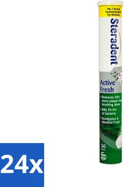 24 x Tablet di Pulizia per Protesi Dentale - Active Fresh - Per Protesi Dentale - 30 Compresse - Pulizia Protesi Dentale - 3 Minuti