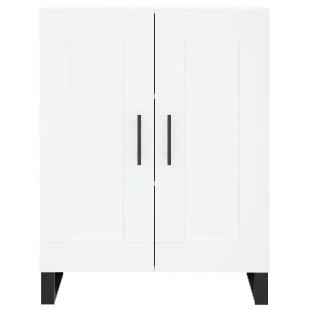 Buffet credenza cassettiera mobiletto mobile contenitore organizer cucina soggiorno salotto alto 69,5 x 34 x 180 cm legno ingegnerizzato bianco 02_0032546