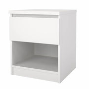 KIT COMODINO NAIA 1 CASS 40X40X49,5CM BIANCO