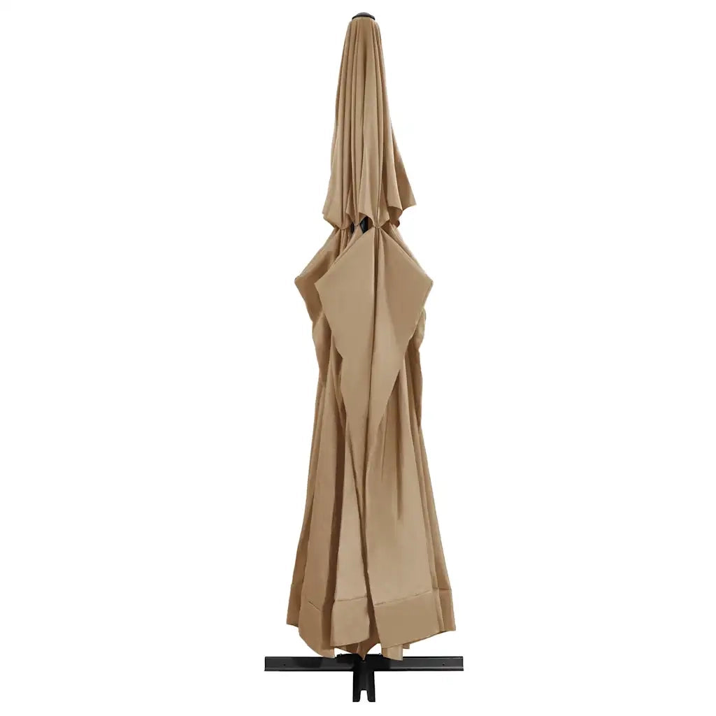 Ombrellone da Giardino con Palo in Alluminio 600 cm Tortora 47373