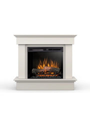 TORMES - Caminetto elettrico a libera installazione a LED - 23" - Cashmere - 100,5 x 89 x 33,5