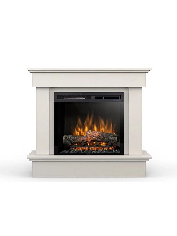 TORMES - Caminetto elettrico a libera installazione a LED - 23" - Cashmere - 100,5 x 89 x 33,5