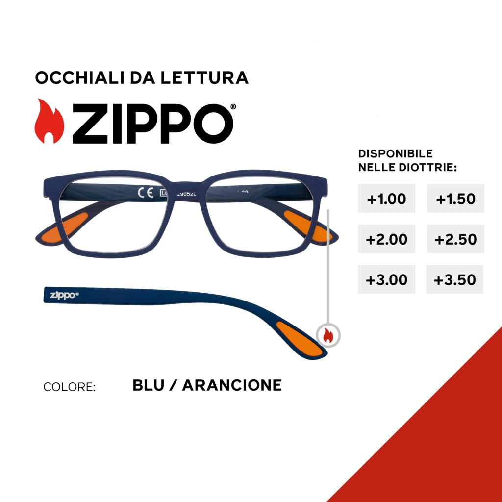 Occhiale Lettura Montatura Policarbonato Soft Touch Blu Cod 434836