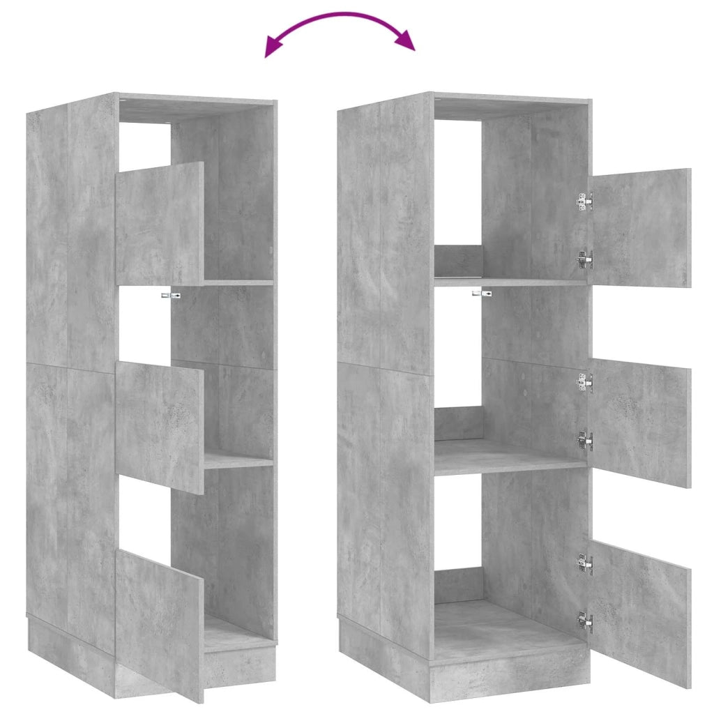 Mobile da lavanderia con porta Calcestruzzo 50 x 68 x 162 cm
