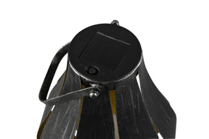 Lampada tavolo da Esterno a LED in Metallo Argento Anticato