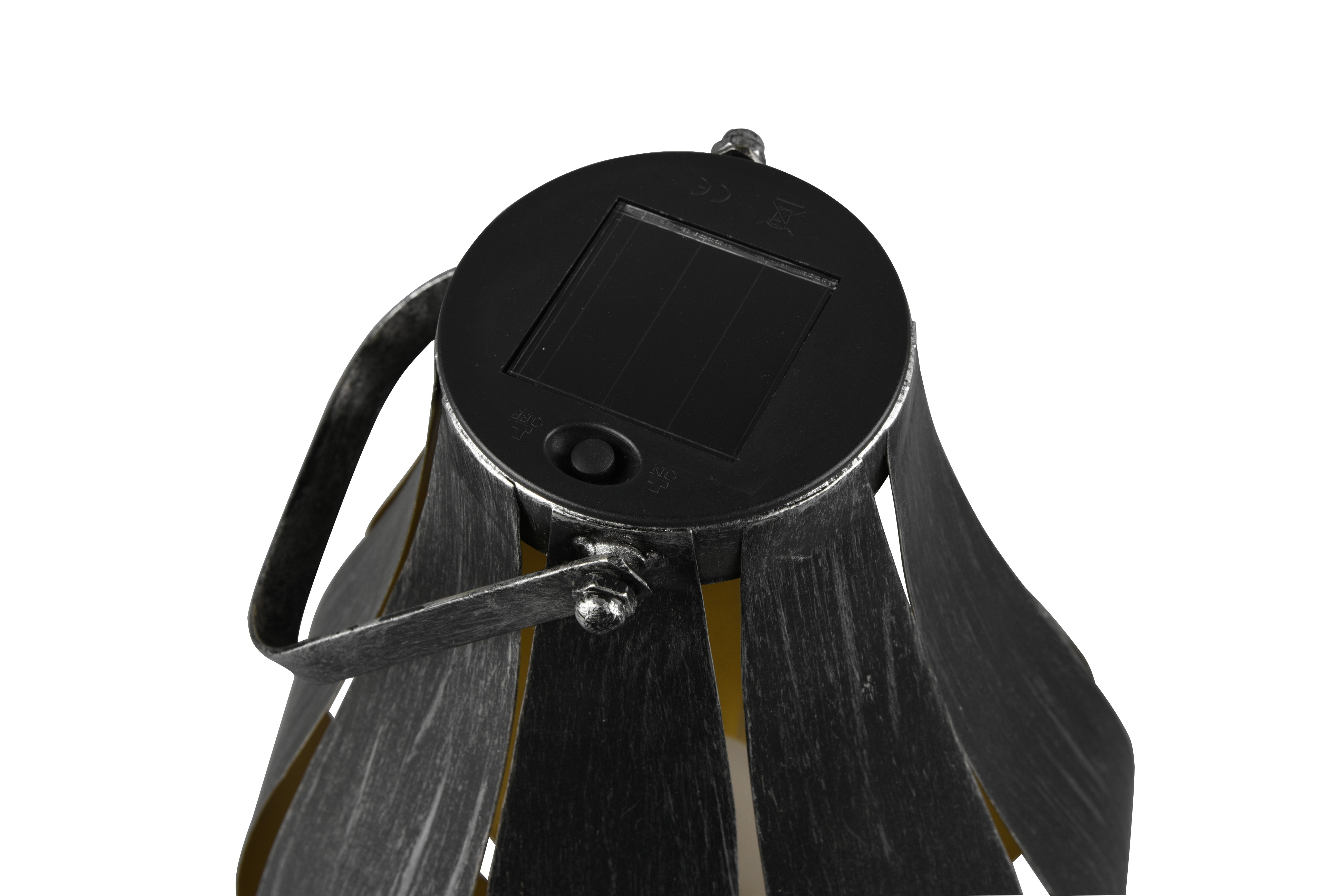 Lampada tavolo da Esterno a LED in Metallo Argento Anticato