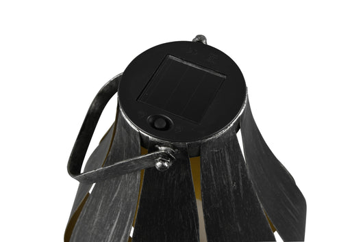 Lampada tavolo da Esterno a LED in Metallo Argento Anticato