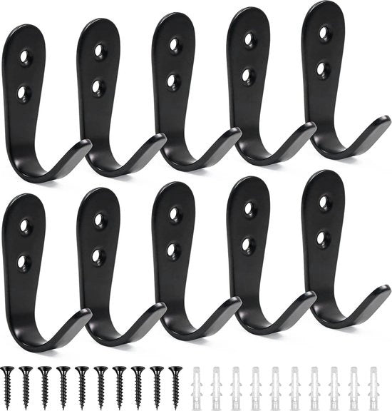 Pendenti 10 pezzi - neri opachi in acciaio inossidabile chiodi e viti chiodi pesanti per capocapelli e accessori da esterno e interno