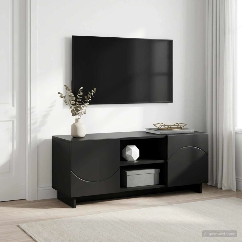 Supporto TV 90 x 34.5 x 40 cm Nero Legno ingegnerizzato 8011478