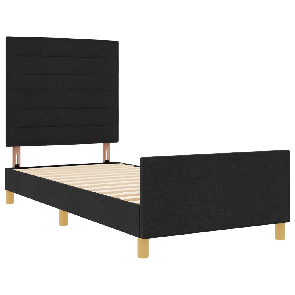 Rete Letto Nera 80x200 cm