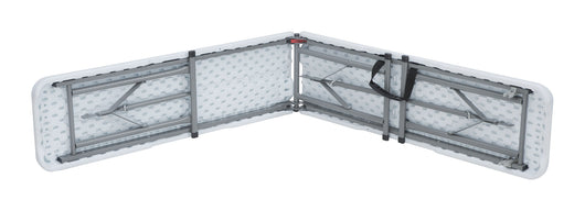 Panca Pieghevole per Catering 183x28x43 cm in Polietilene Bianca