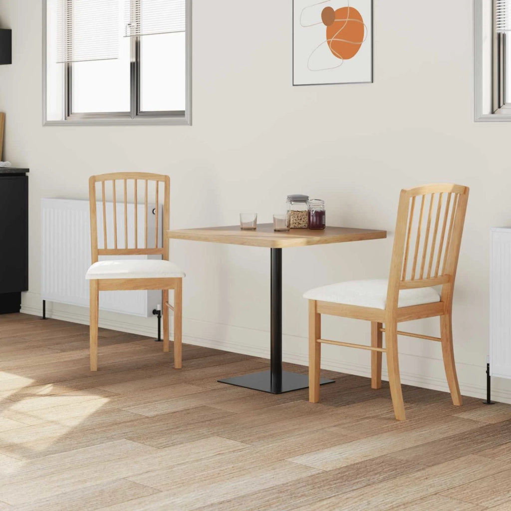 Sedie da pranzo 2 pcs Naturale 50 x 52,5 x 91 cm
