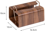 Tissuebox con decorazione per bagno o soggiorno, contenitore in legno per tessuti, tissuebox per soggiorno, contenitore di conservazione, servizio di tovaglioli di carta di lusso, scatola con asciugamani, stile 4