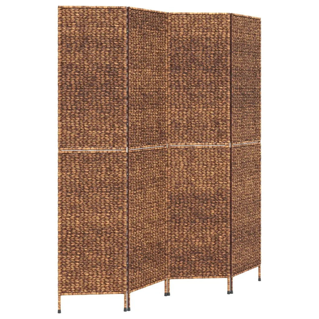 vidaXL Divisorio Ambienti 4Pannelli Marrone 163x180cm Giacinto d'Acqua