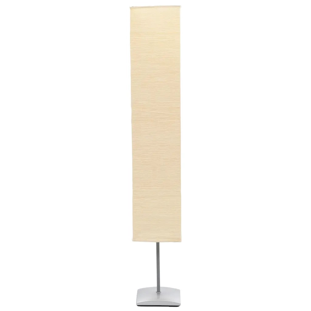 Lampada a Piantana con Supporto in Acciaio 135 cm Beige CFW2871492