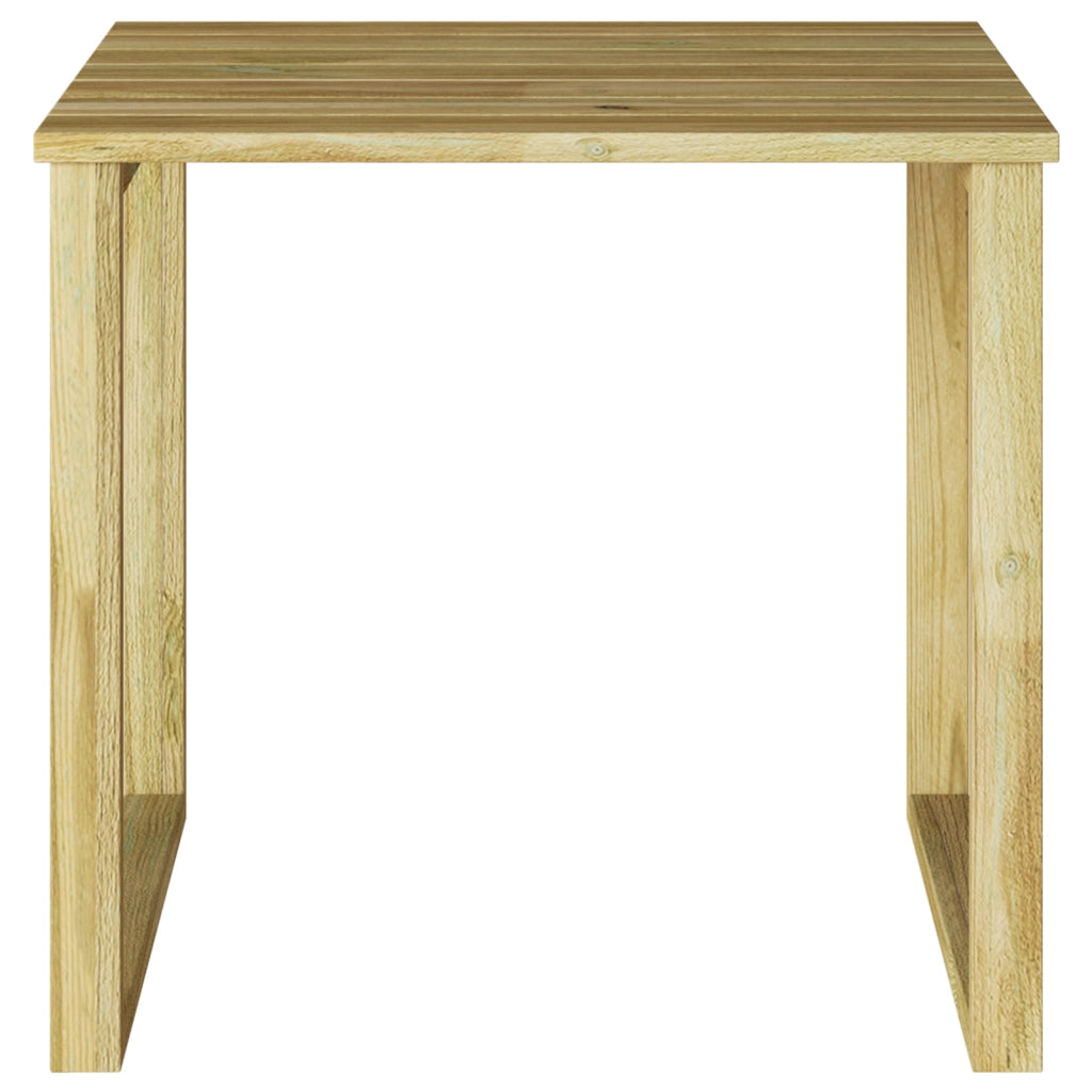 Tavolo da lettino 50.5x50.5x46 cm in legno di pino impregnato
