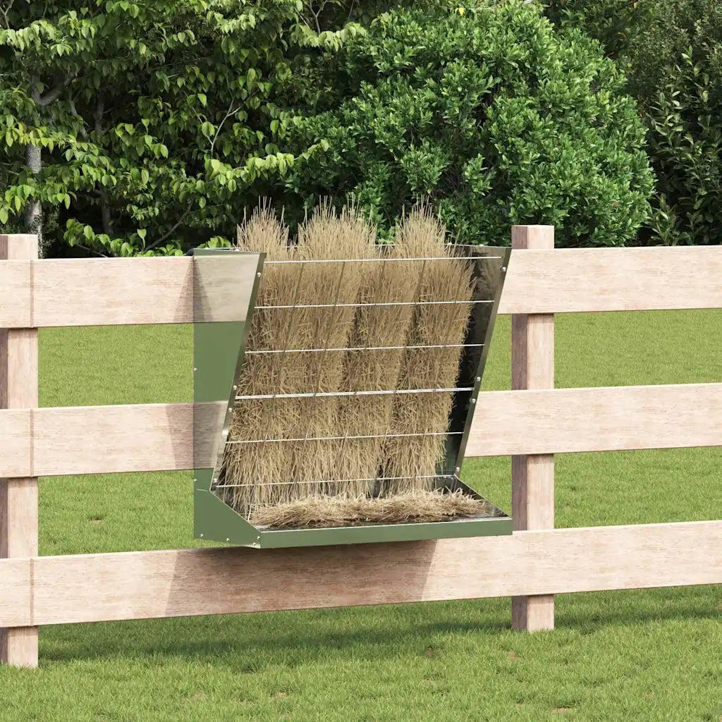 Nutriente per Fieno Argento 71 x 33 x 70 cm Acciaio zincato CFW1180464
