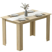 Tavolo da pranzo allungabile moderno in legno ¨C zephmum ¨C bianco 120x69x75 cm