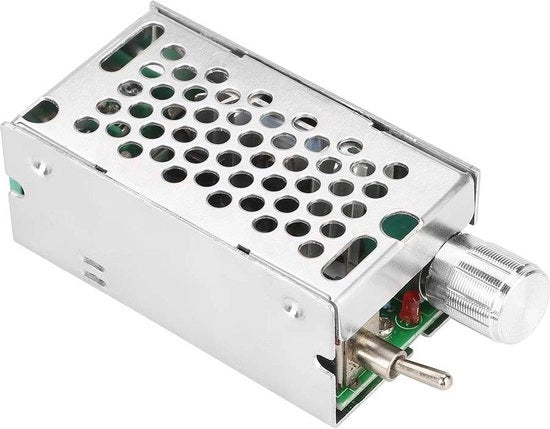 Regolatore di Velocità per Motori a Batteria 12-40V - Controllore di Velocità PWM Regolabile - Interruttore di Rotazione CW/CCW - Contenuto in HTML