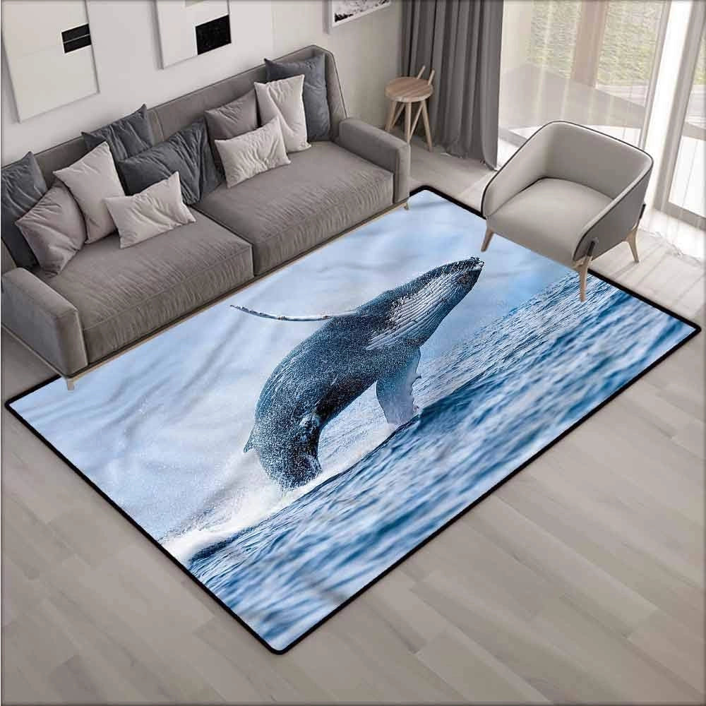 Zerbino in poliestere antiscivolo colorato sott'acqua, aragosta granchio, tappeto per cucina 48"x 72"(W120cm x L180cm) Color04