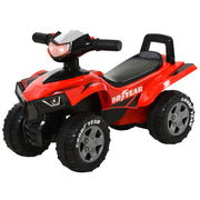 EasyComfort Quad Giocattolo per Bambini 18-36 Mesi con Licenza GOODYEAR con Luci e Suoni Realistici, Rosso e Nero, 60x31x42cm