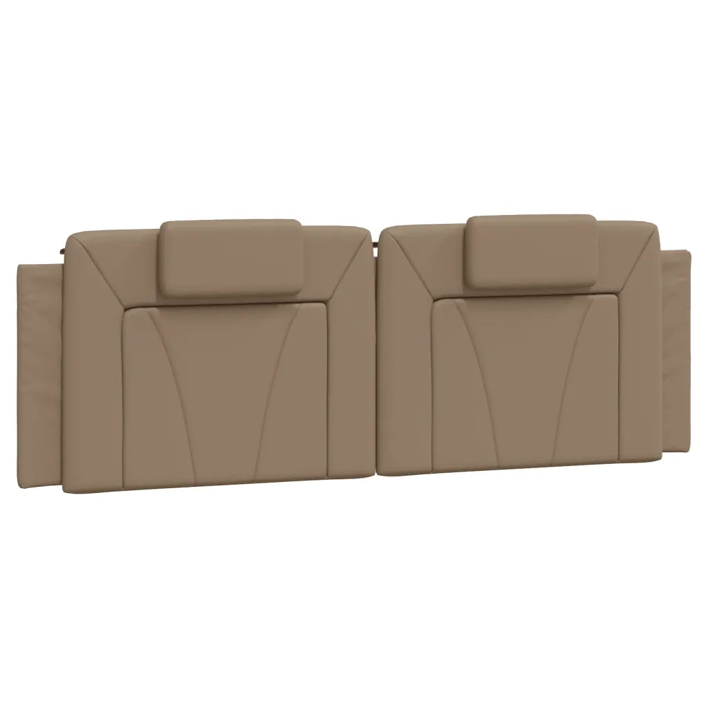 Letto Viana con Materasso Cappuccino 160x200cm Similpelle 3208807