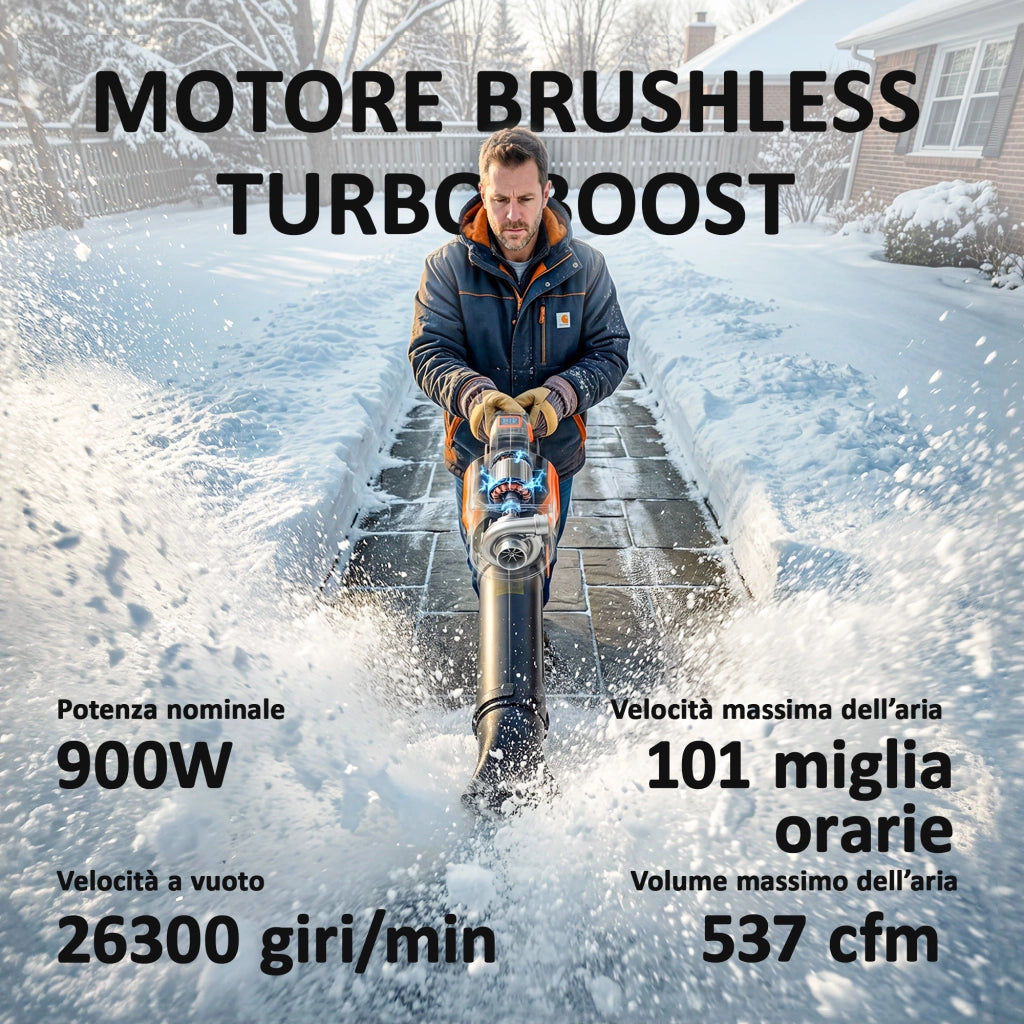 Soffiatore a Batteria ¨C Zephmum ¨C 20V 900W Brushless