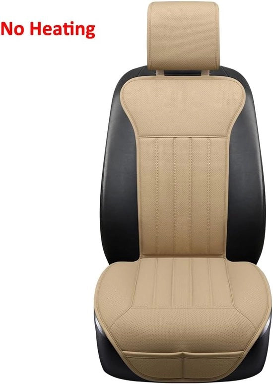 Copertura per sedile auto, regolatore di altezza per sedili anteriori 1 x beige.