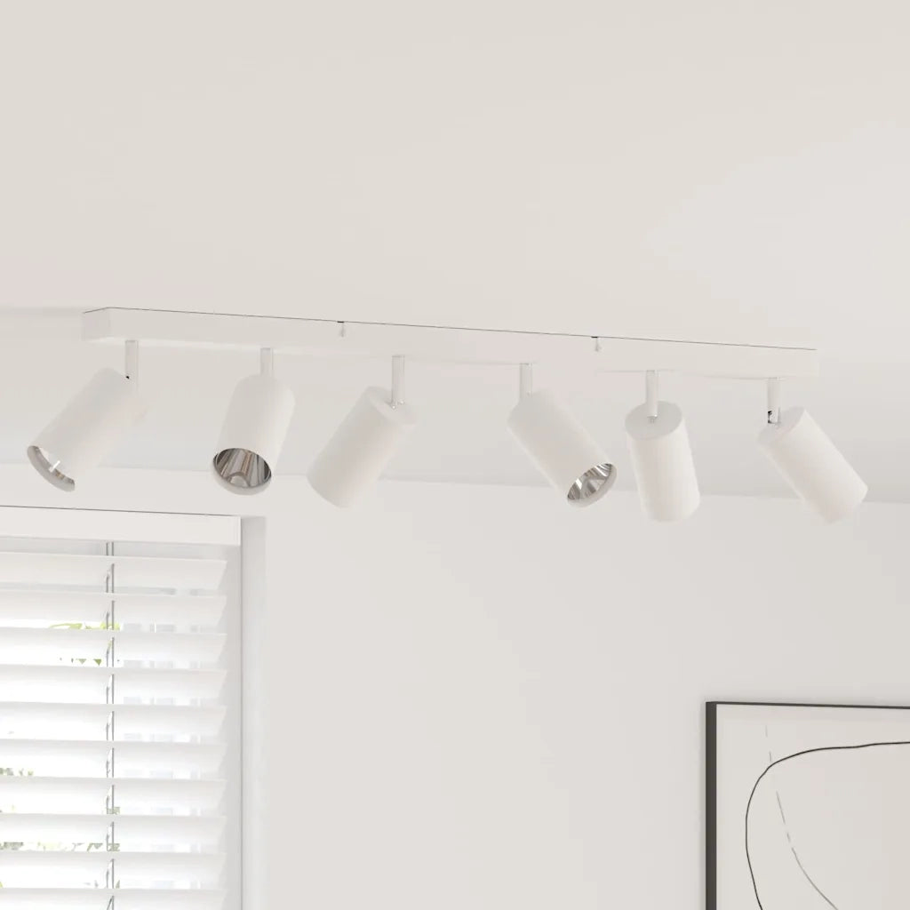 Faretto da soffitto Bianco 73 x 6 x 16 cm Metallo CFW8220732