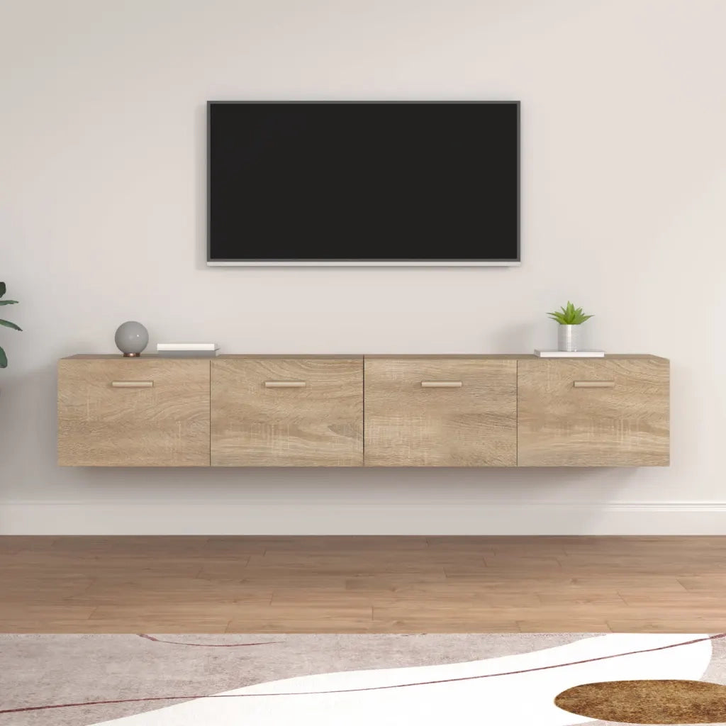 Mobili Parete 2 pz Rovere Sonoma 100x36,5x35 cm in Multistrato 3115662