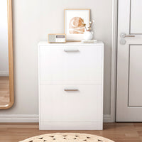 Armadio per scarpe bianco scaffale per scarpe cassettiera guardaroba loft moderno 60 cm