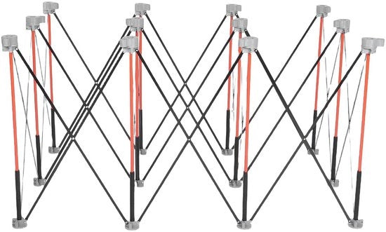 Tavolo di lavoro portatile da 1200 kg - Max dimensioni 181 x 123 x 77 cm - Incluso zaino di stoccaggio - Bancone da lavoro pieghevole