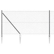 Palo della recinzione | Pannello per recinzione Grigio 10 x 1,4 m (maglia 60 x 60 mm)