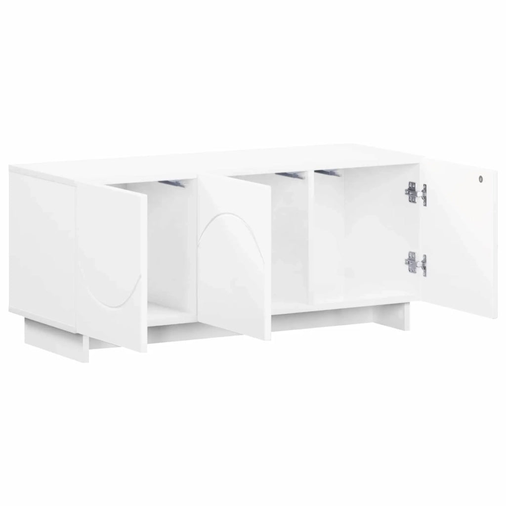 Supporto TV 90 x 34.5 x 40 cm Bianco Lucido 8011571